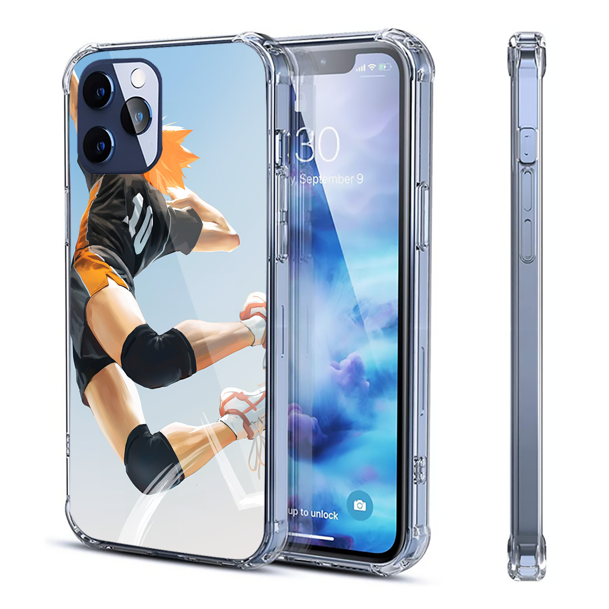 （画像用） ハイキュー!! Haikyu!! 【iPhone 12シリーズ対応】透明スマホケース（クリアソフトケース）